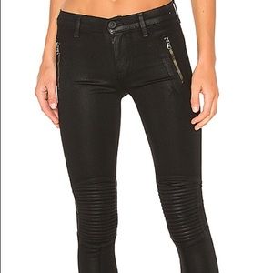 Hudson Coated Moto Jean